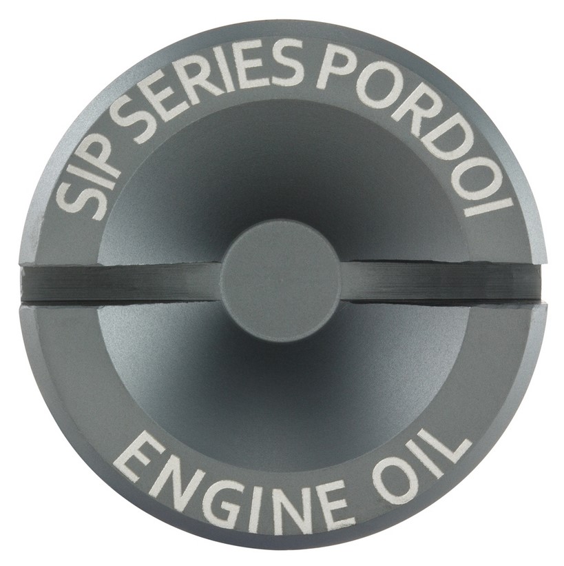 Bouchon de remplissage d'huile moteur pour Vespa GTS/GTS Super/GTV 300ccm HPE, gris mat