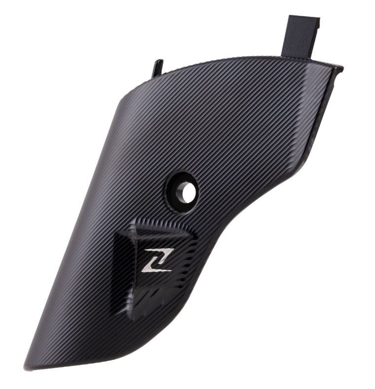 Carénage de fourche ZELIONI pour Vespa Primavera/Sprint/Elettrica 50-150ccm, noir mat anodisé