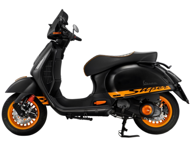 Couvercle de vario pour Vespa, orange mat
