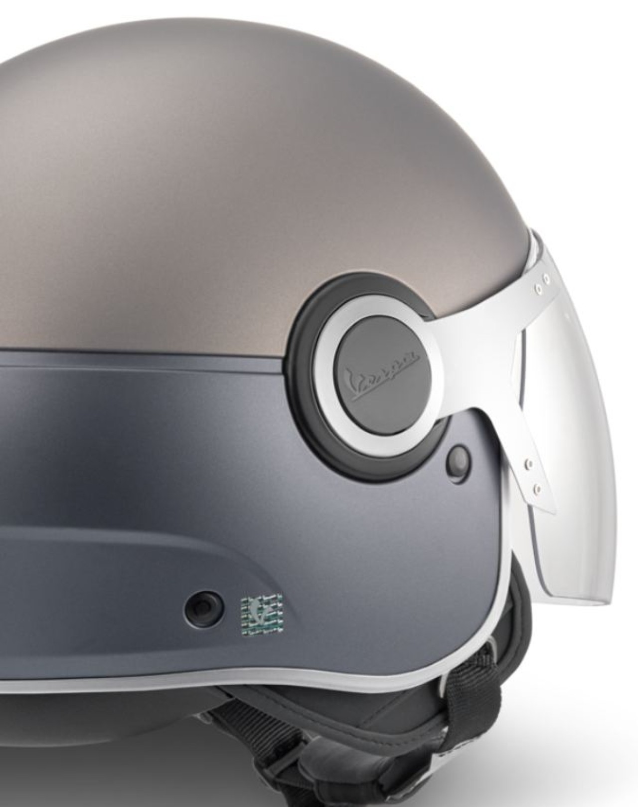 Vespa casque jet Demi Jet, argentario titanium