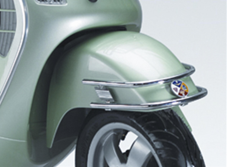 Pare-chocs aile avant pour Vespa GTS/GTS Super/GTV/GT 60/GT/GT L 125-300ccm, chrome