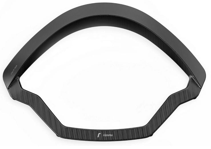 Anneau décoratif RIZOMA tachymètre pour Vespa GTS/GTS Super 125-300ccm (`23-), noir