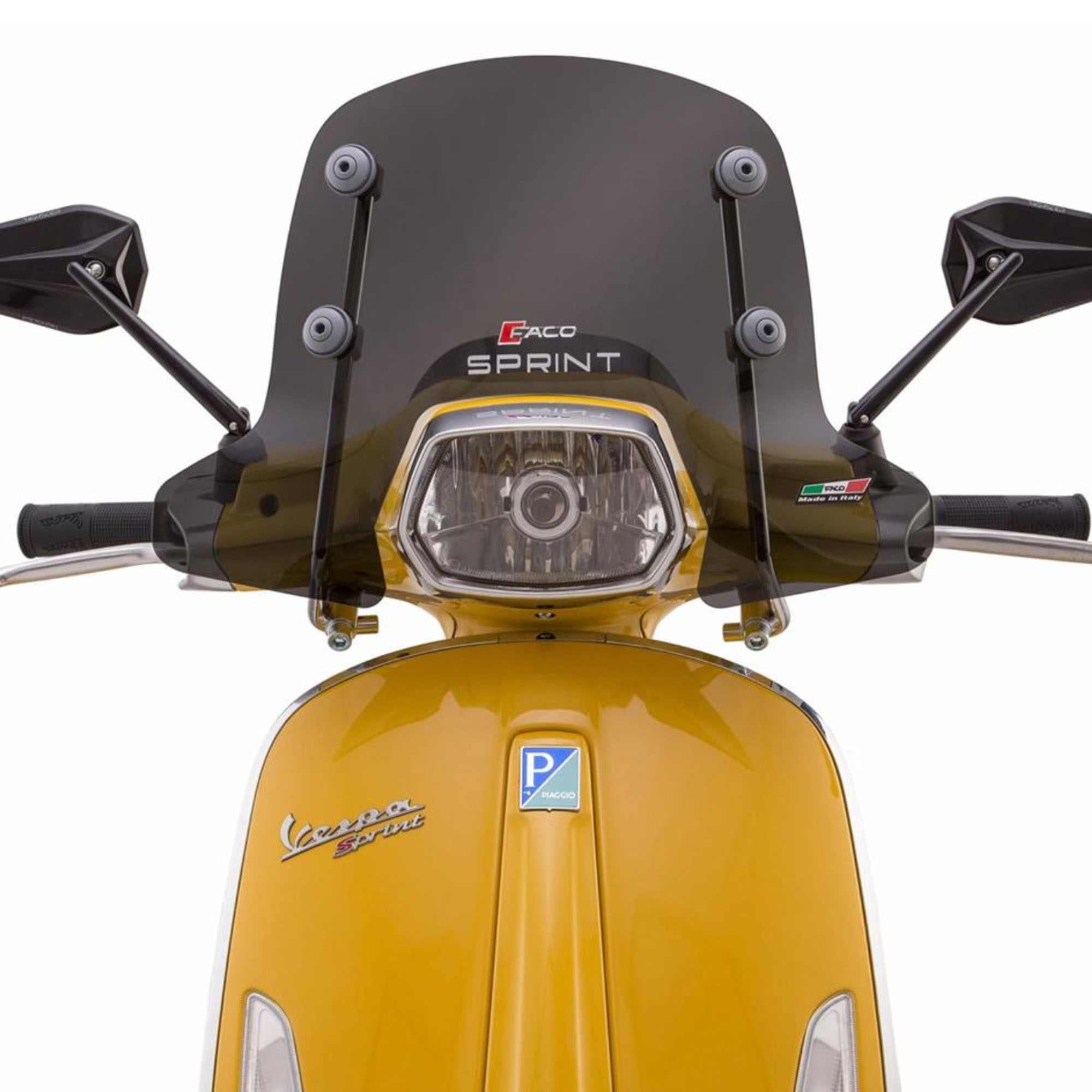 Pare-brise Faco mi-haut pour Vespa Sprint - teinté