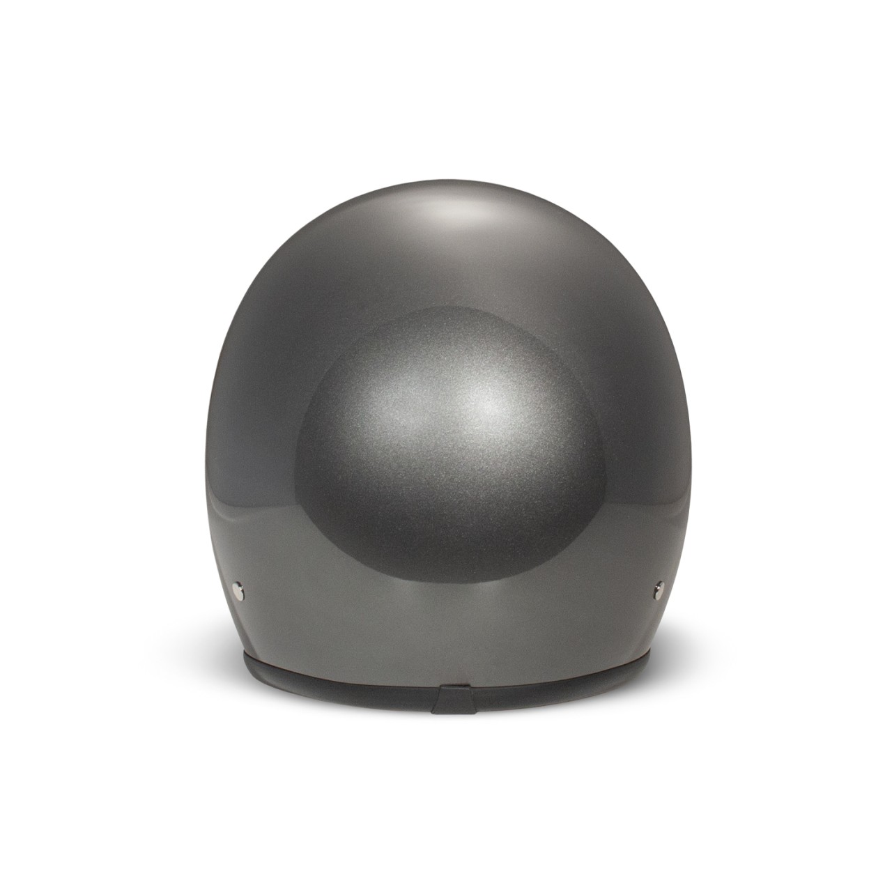 Casque intégral DMD Retro, gris brillant, Metallic Grey, fibre de verre, ECE 22.06