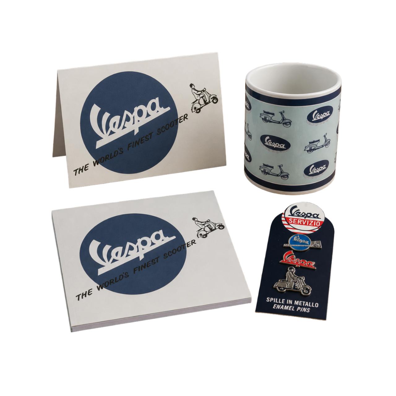 Pack de produits dérivés Vespa « World’s Finest Scooter »