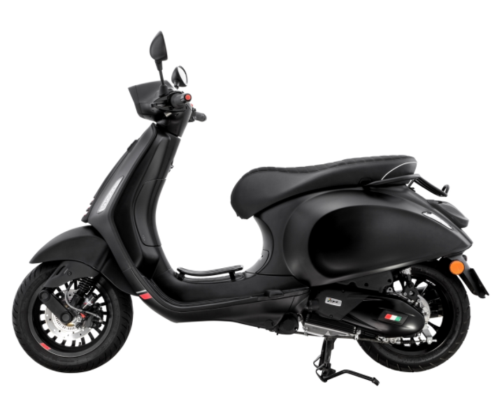 Porte-bagages passe-partout noir pour Vespa Primavera/Sprint 50-150ccm