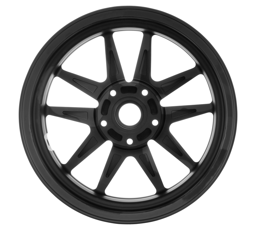 Jante Sport avant/arrière 12" pour Vespa GTS/GTS Super/GTV/GT/946 125-300cc, noire mate