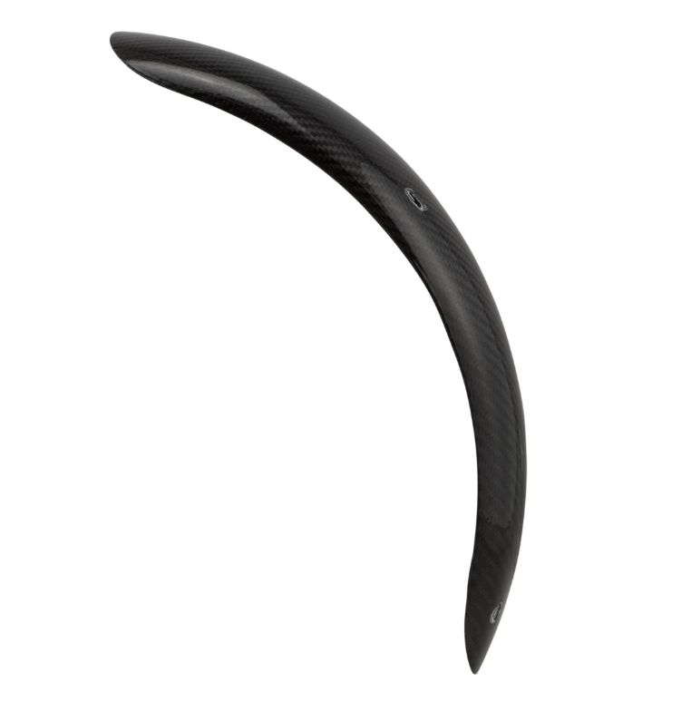 Aile 2.0 Garelli Race EVO II sans support pour Vespa PX 80-200ccm, carbone clair