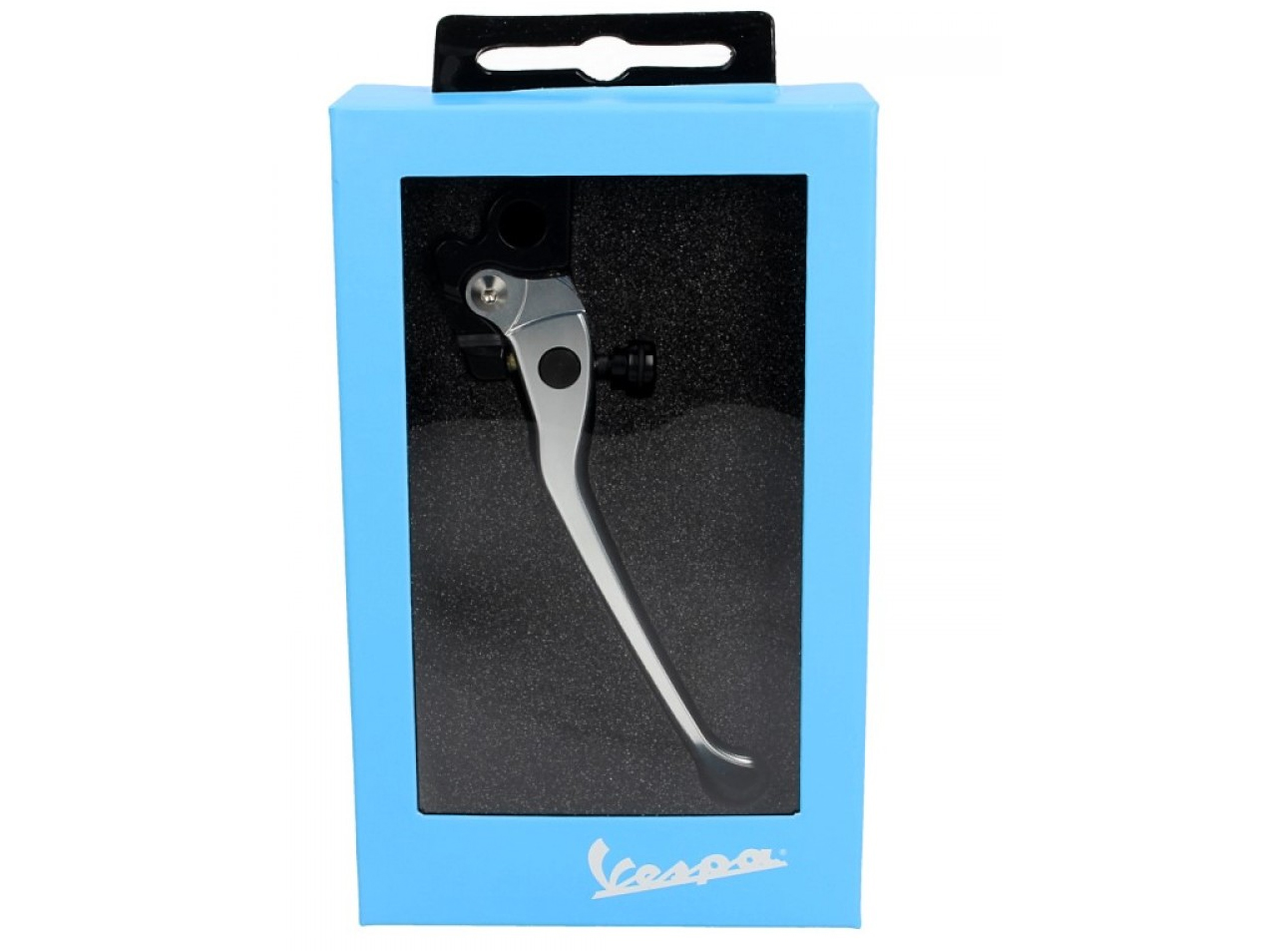 Kit guidon, aluminium, anodisé, set de poignées, leviers et embouts de guidon pour Vespa GTS