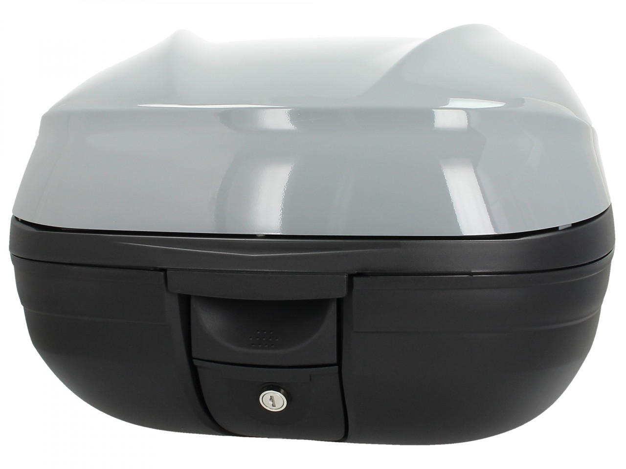 Kit Top Case (avec plaque de fixation), 37 l, gris pour Piaggio MP3 125 / 300 / Sport HPE