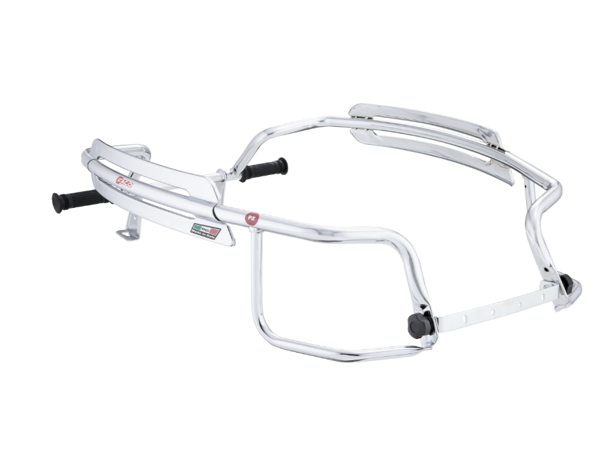 Arceau de protection latéral pour Vespa PX 80-200ccm, chrome