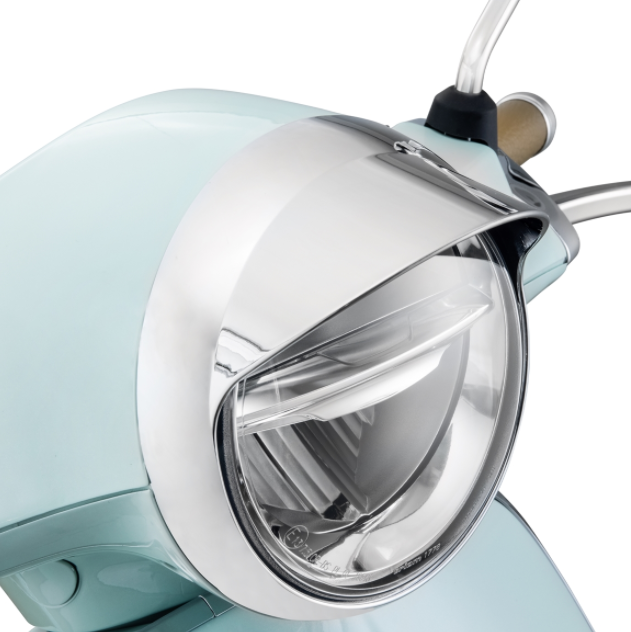 Anneau de lampe pour Vespa Primavera 50-125ccm 2T/4T, chrome