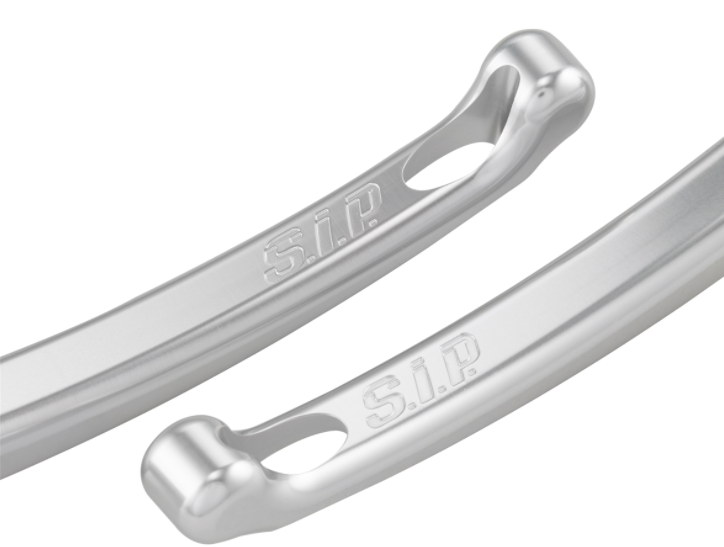 Kit levier de frein sport gauche/droite pour Vespa LX/LXV/S/Primavera/Sprint 50-150ccm, argent