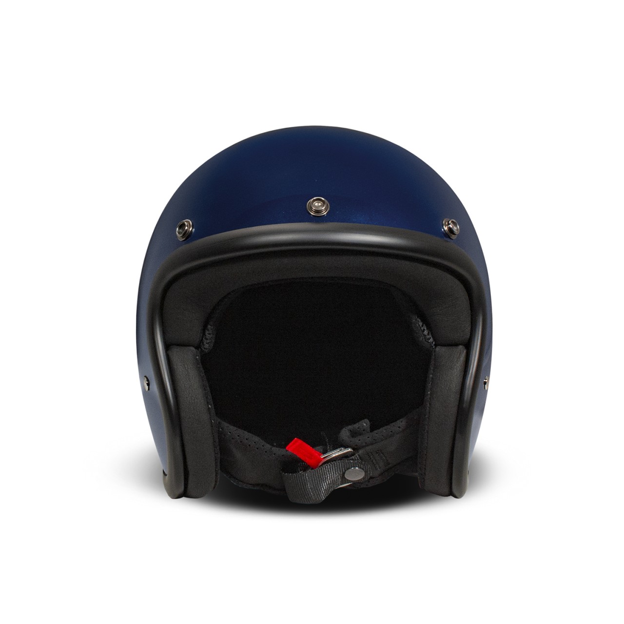 DMD casque jet rétro, bleu, paillettes, Deep Blue, fibre de verre, ECE 22.06