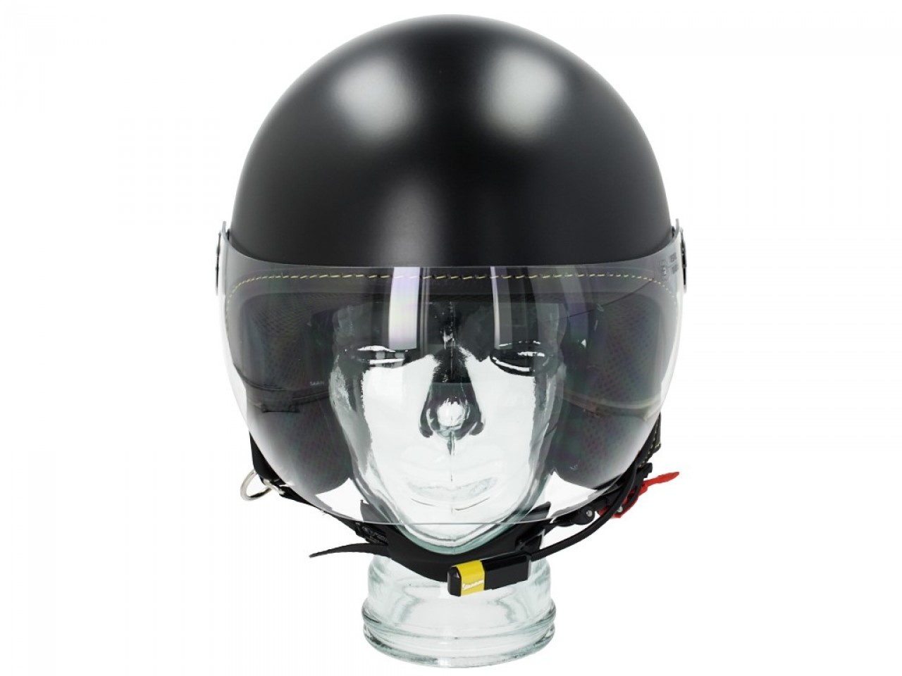 Casque jet Vespa visière 3.0 Bluetooth noir