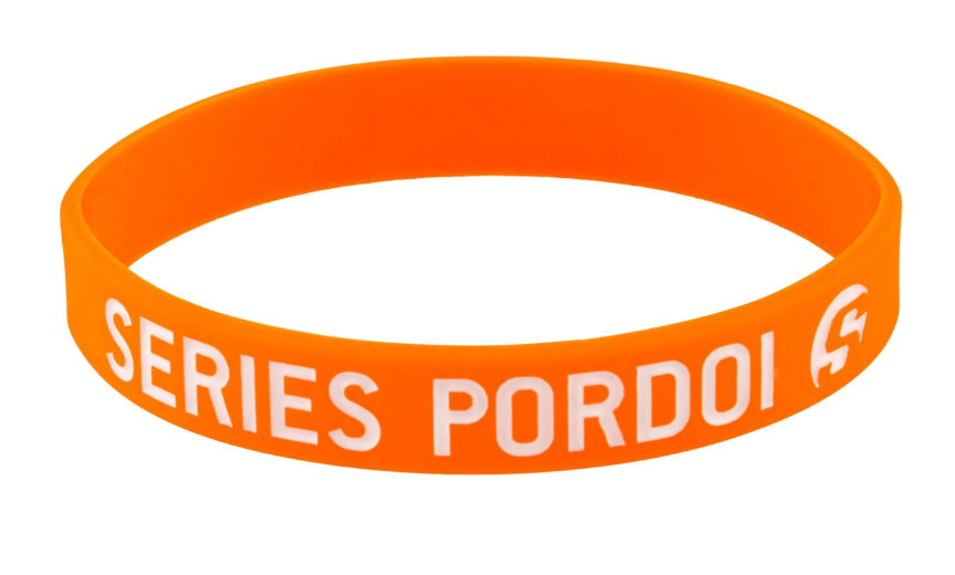 Elastique "SERIES PORDOI" pour nipple d'aile, orange