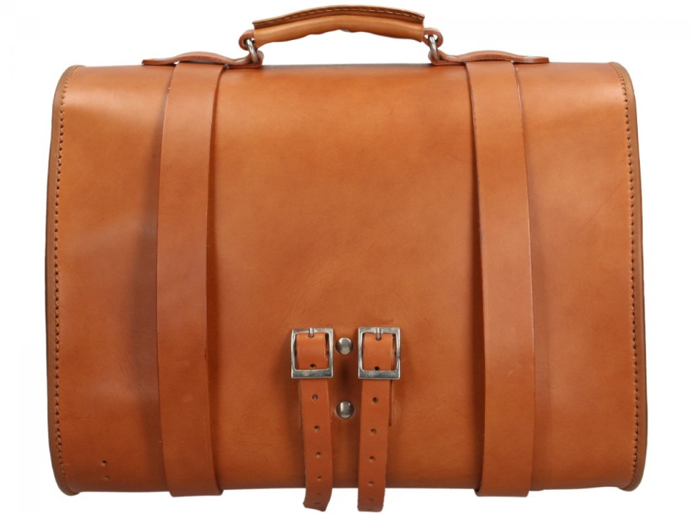Sac en cuir Vespa d'origine - marron