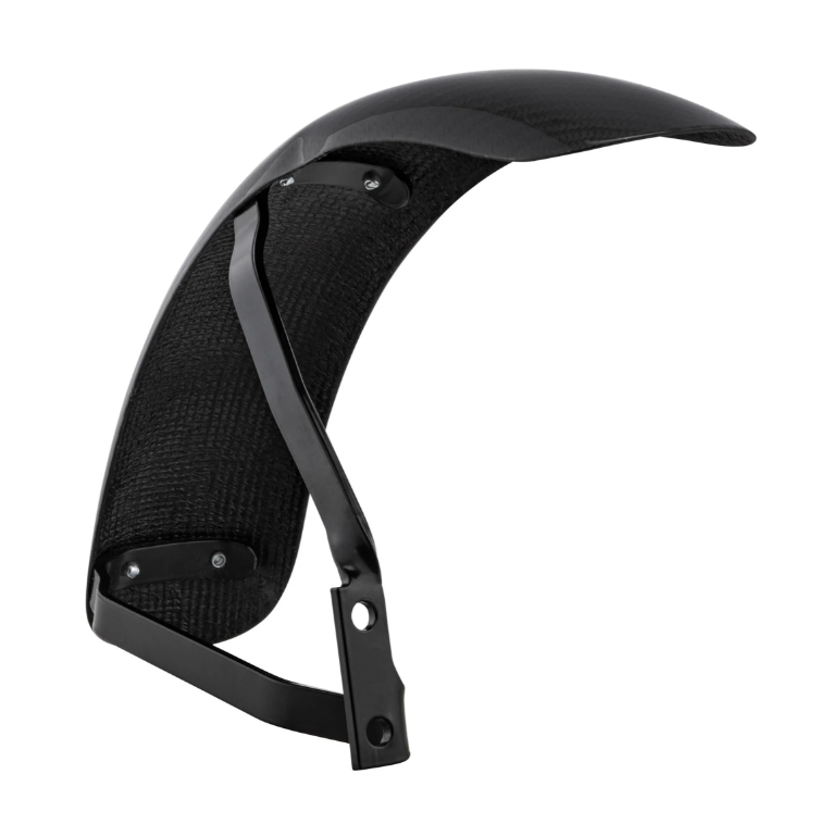 Aile Garelli Race EVO II pour Vespa PX 80-200ccm, carbone, support noir