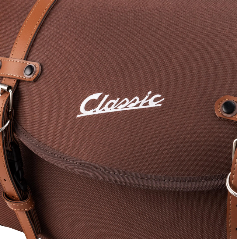 Sac "Classic" grand pour Vespa, nylon, tobacco marron