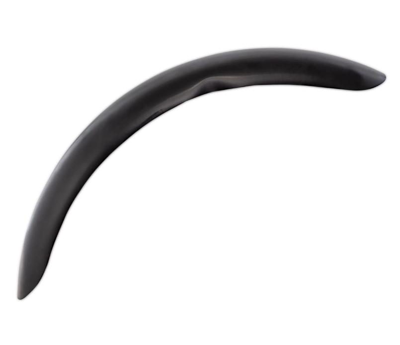 Aile Garelli Race EVO II sans support, universel pour Vespa PX 80-200ccm, GFK, noir