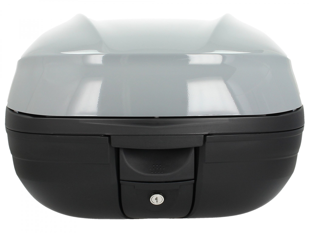 Kit Top Case (avec plaque de fixation), 37 l, gris pour Piaggio MP3 125 / 300 / Sport HPE