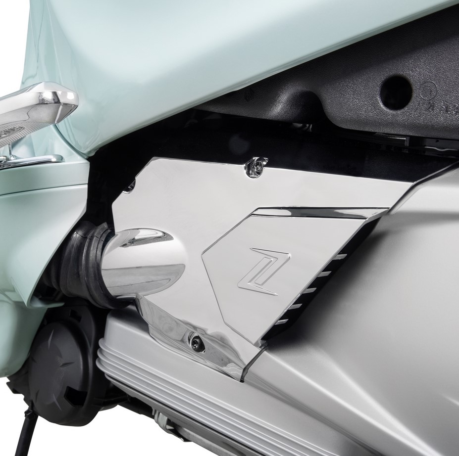 Couvercle d'entrée d'air, couvercle de vario pour Vespa Primavera/Sprint/GTS/GTS Super, chromé