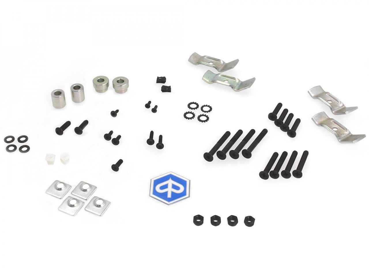 Kit Top Case (avec plaque de fixation), 37 l, gris pour Piaggio MP3 125 / 300 / Sport HPE