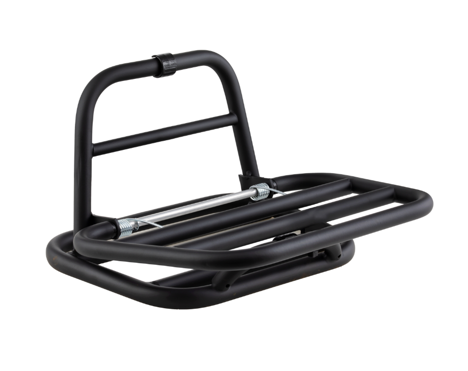 Porte-bagages arrière pour Vespa 946 3V i.e. 125cc, pliable, noir mat