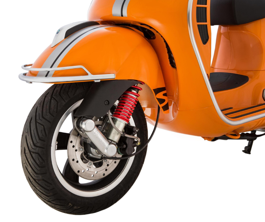 Pare-chocs aile avant pour Vespa GTS/GTS Super/GTV/GT 60/GT/GT L 125-300ccm, chrome