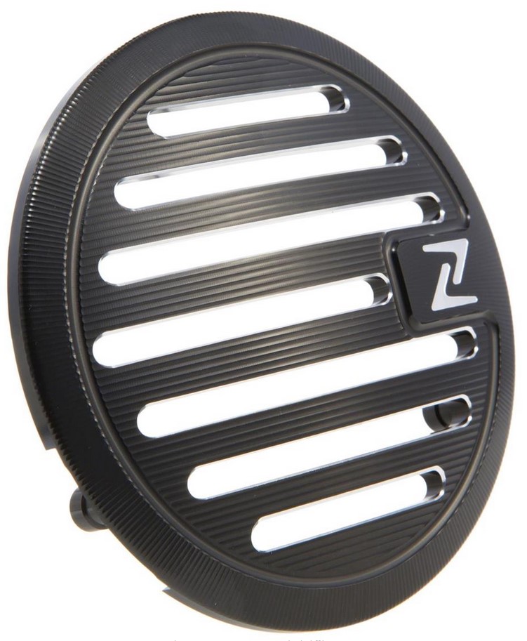 Cache couvercle vario LEADER "Vintage" pour Vespa, noir