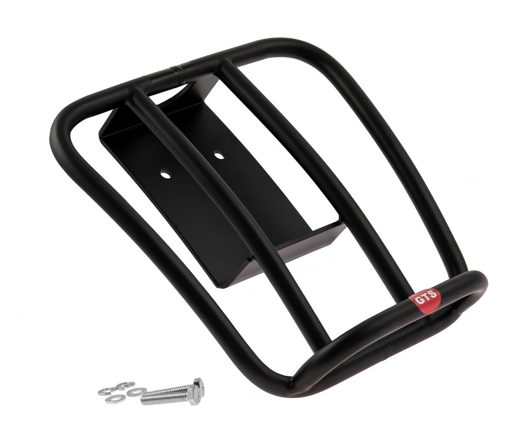 Porte-bagages arrière 70's pour Vespa GTS/GTV/GT 125-300ccm 4T LC, noir mat