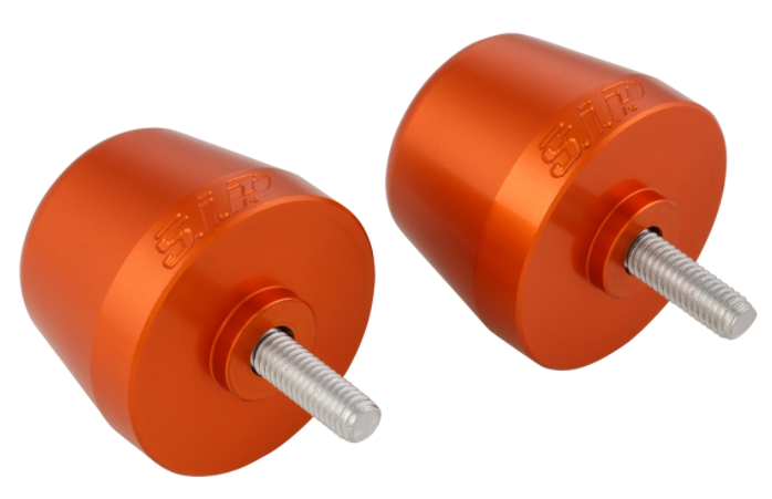 Poids de guidon gauche/droite pour Vespa Primavera/Sprint/ET/LX/LXV/S, orange mat