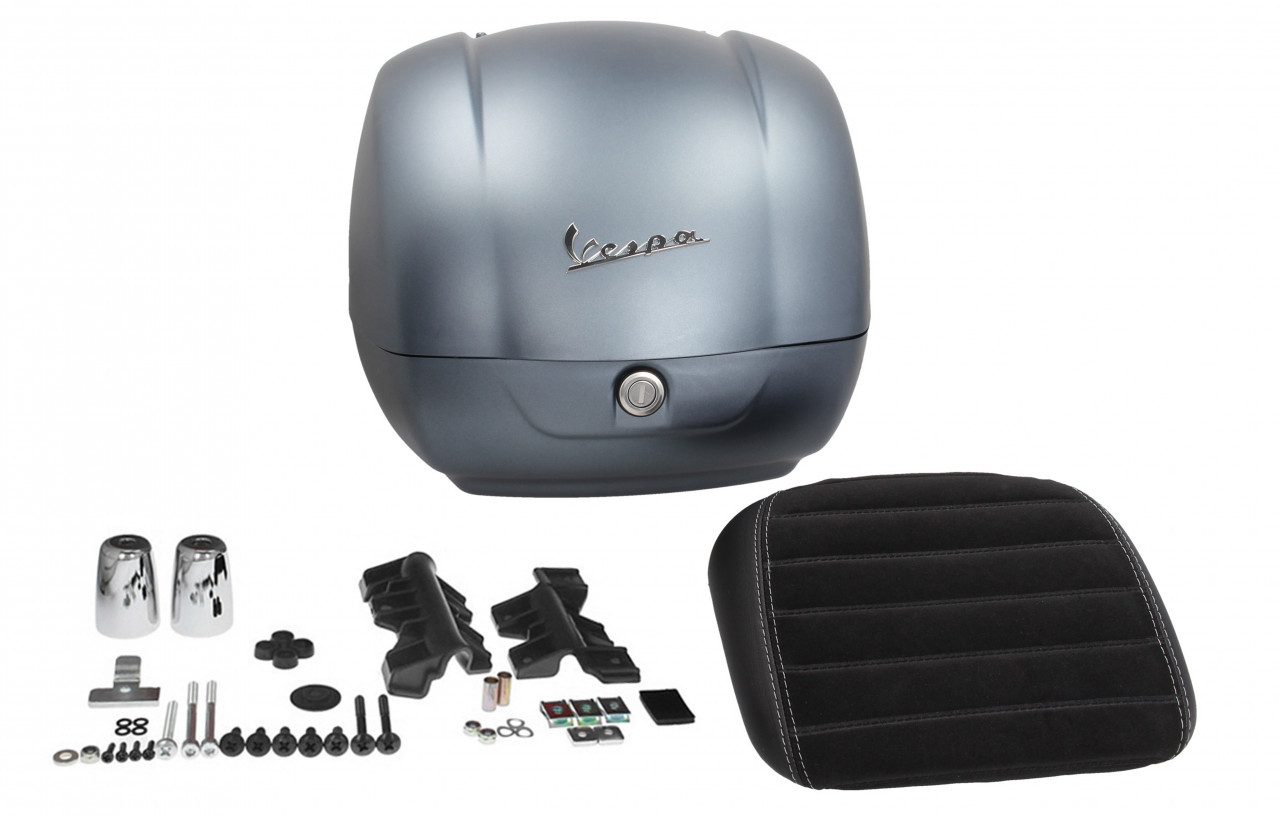 Top case d'origine gris pour Vespa Sei Giorni