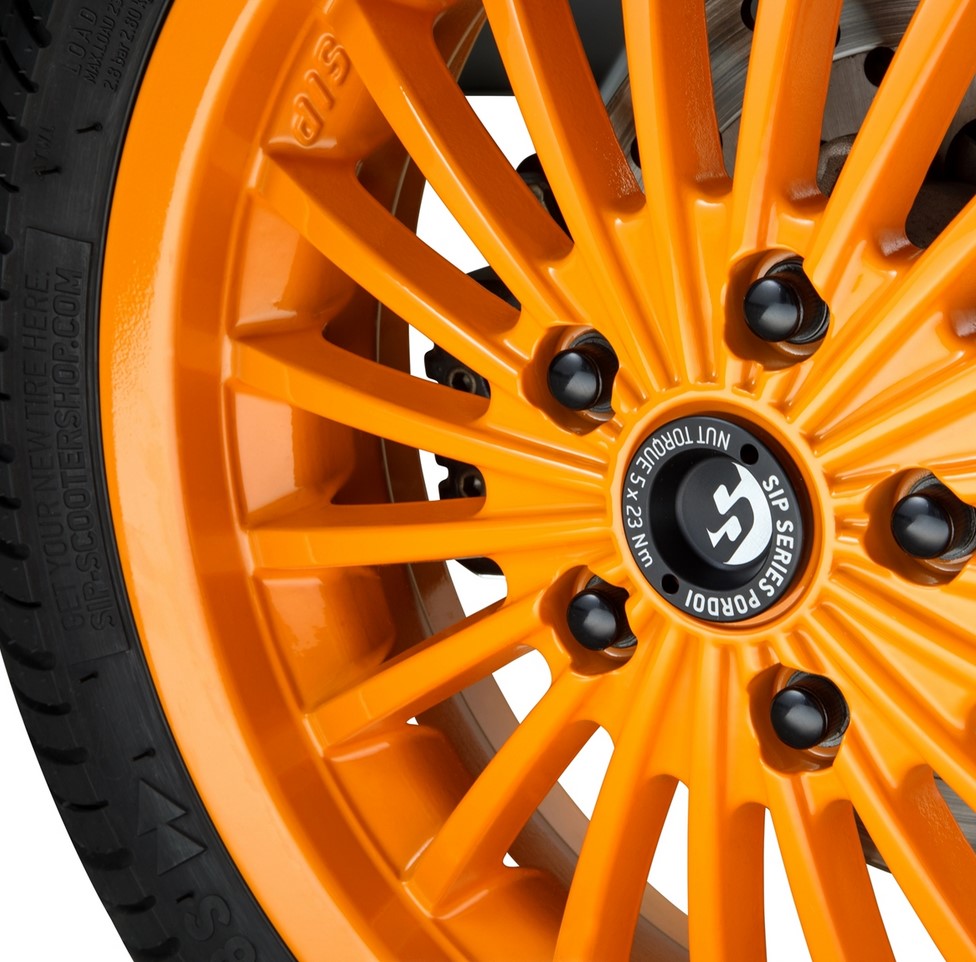 Cache poussière 13" jante avant pour Vespa GTS/GTS Super/GTV/GT 125-300ccm, noir