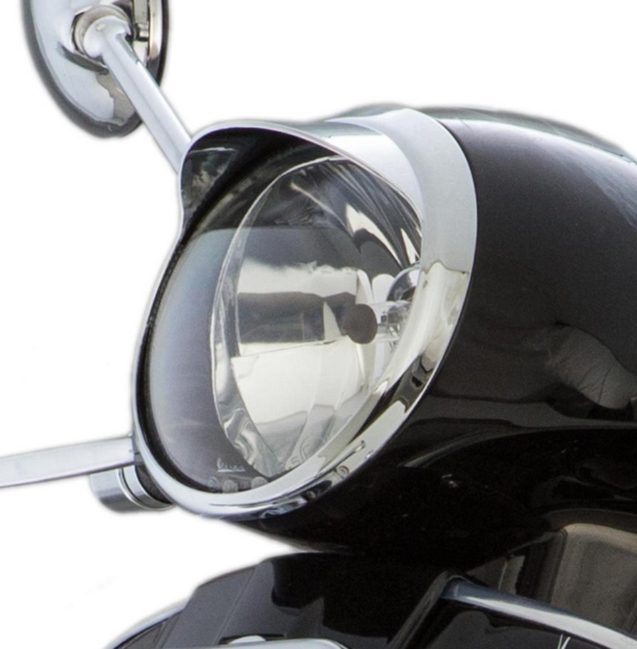Anneau de lampe pour Vespa GTS/GTS Super/GT/GT L 125-300ccm, chrome