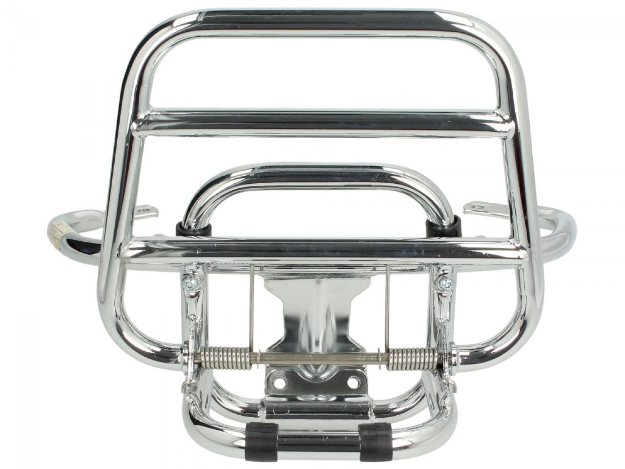 Support pliant d'origine chromé pour top case Vespa LX / LXV
