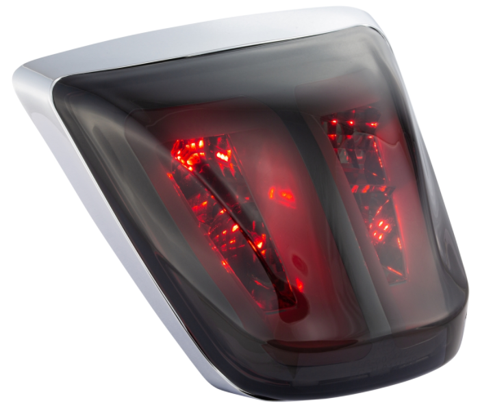 Feu arrière teinté pour Vespa Primavera/Sprint 50-150ccm, bord - chrome
