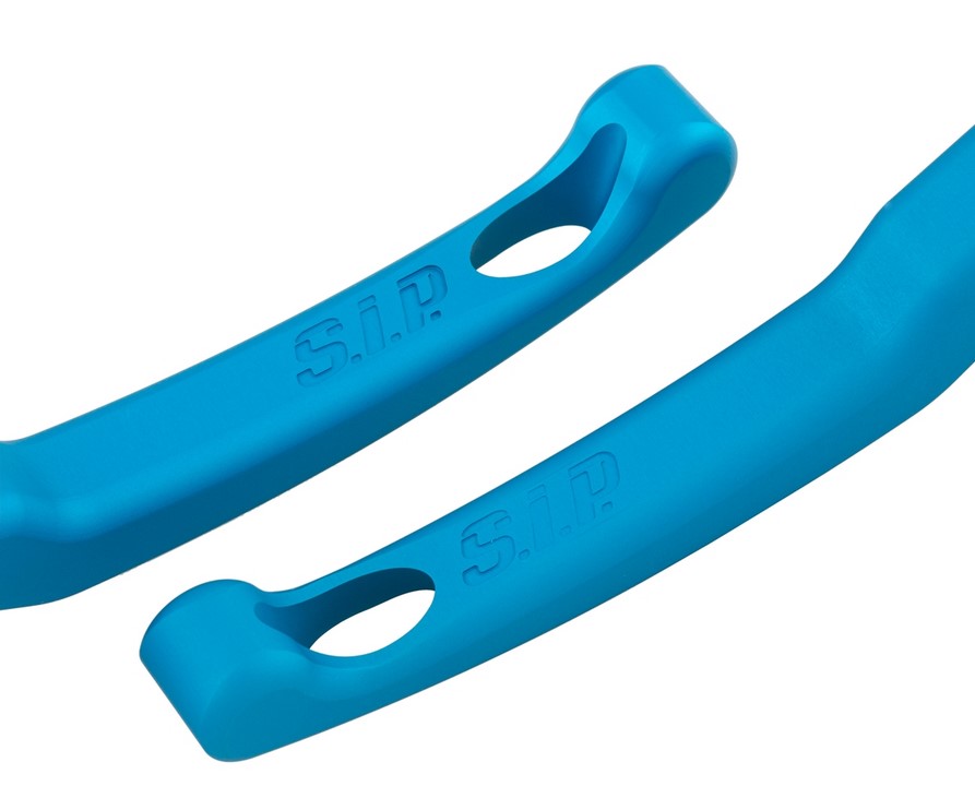 Levier de frein sport Shorty pour Vespa, droite et gauche, bleu mat