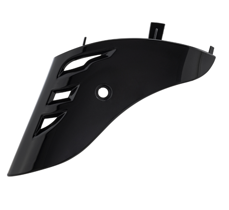 Carénage de fourche pour Vespa Primavera/Sprint/Elettrica 50-150ccm, noir brillant