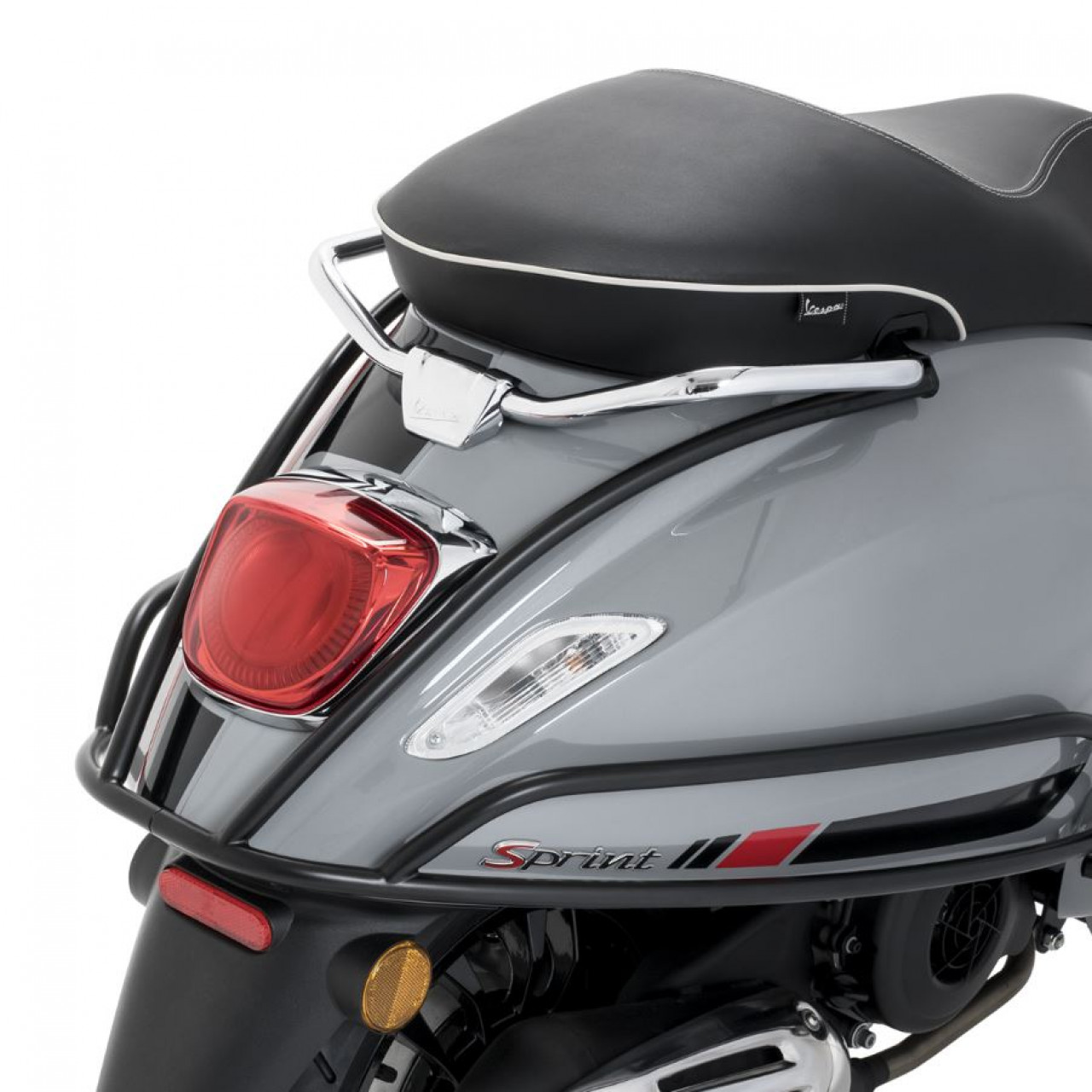 Arceau de protection arrière Vespa Primavera / Sprint / Elettrica - noir