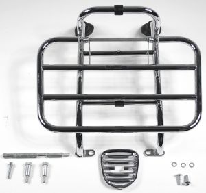 Porte-bagages avant d'origine, chromé pour Vespa LX à partir de BJ 2012