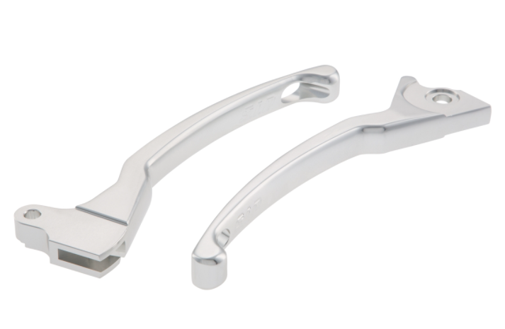 Kit levier de frein sport gauche/droite pour Vespa LX/LXV/S/Primavera/Sprint 50-150ccm, argent