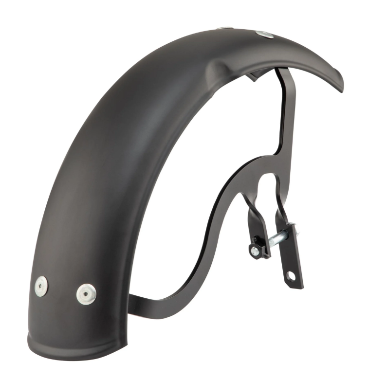 Aile Garelli pour Vespa PX 80-200ccm, métal, noir mat