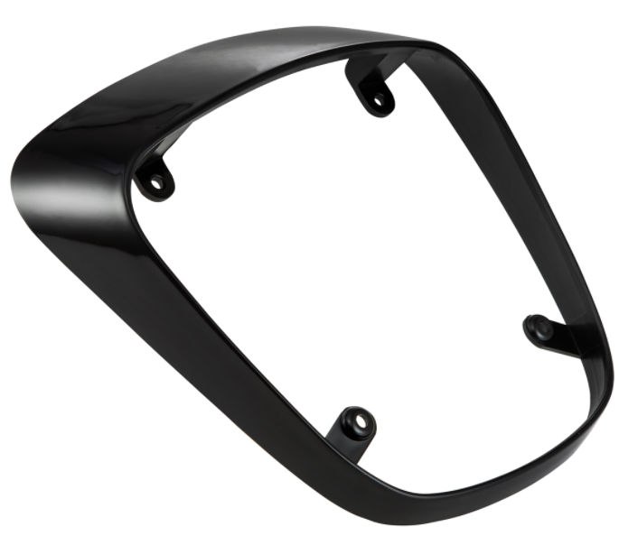 Cadre feu arrière pour Vespa Primavera/Sprint 50-150ccm ('18-), noir brillant