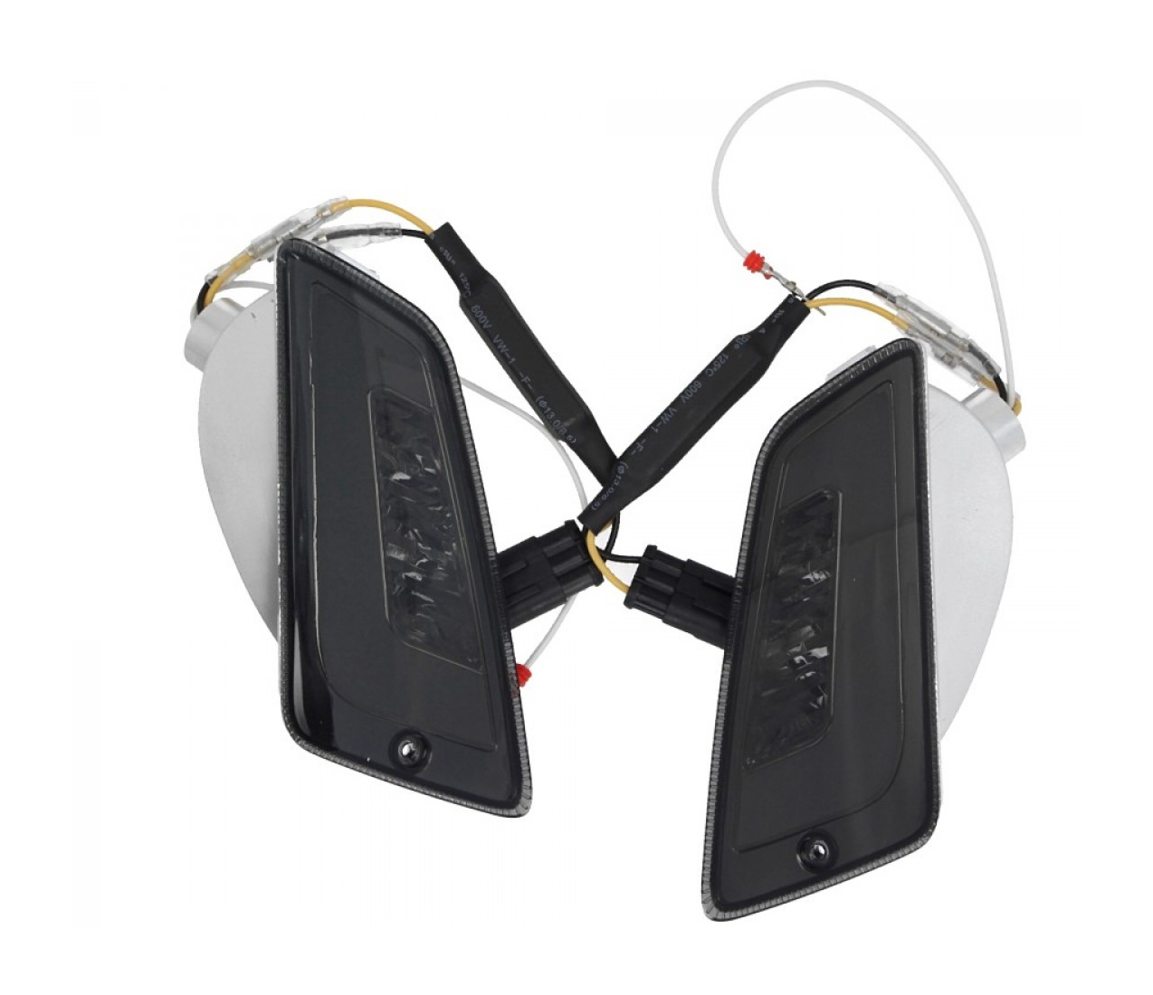 Jeu de clignotants avant LED, teintés pour Vespa GT, GTL, GTV, GTS 125-300 (2014-2018)