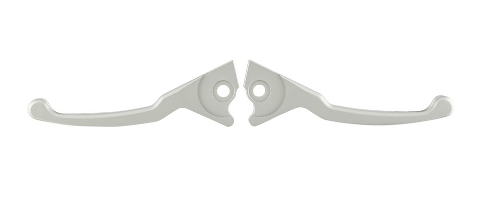 Levier de frein sport Shorty pour Vespa, droite et gauche, argent mat