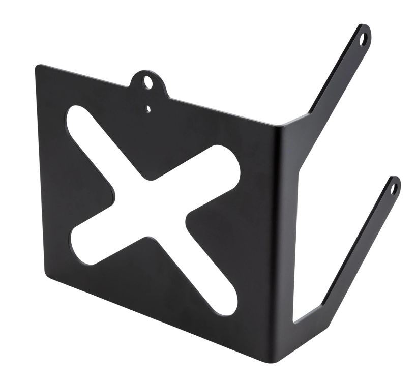 Support de plaque d'immatriculation latéral pour Vespa GTS/GTS Super/GTV/GT, noir mat