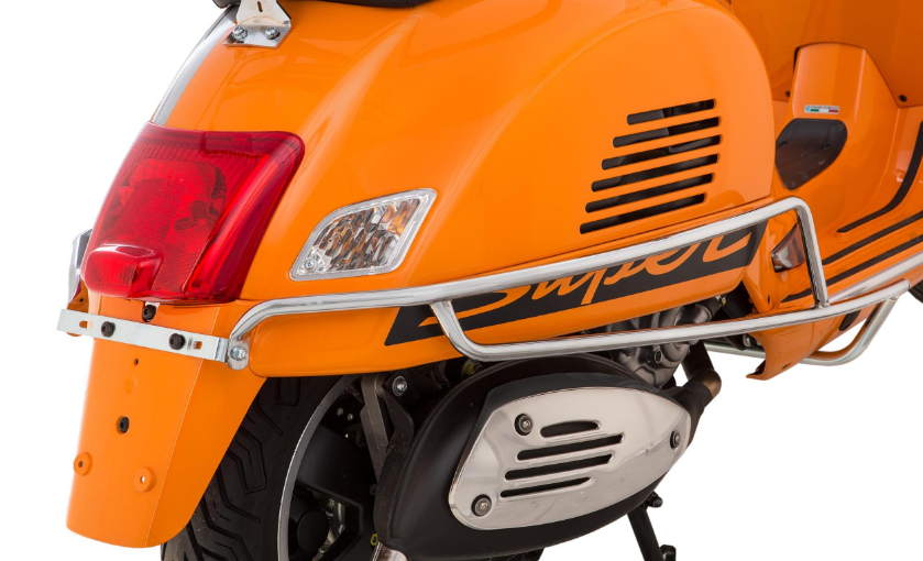 Arceau de protection latéral arrière pour Vespa GTS /GTS Super /GTV /GT 60, 125-300ccm, chrome