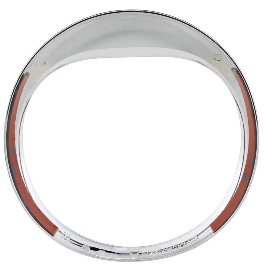 Anneau de lampe pour Vespa GTS/GTS Super/GT/GT L 125-300ccm, chrome