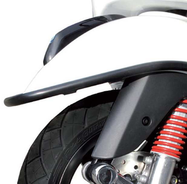 Pare-chocs garde-boue noir mat Vespa S
